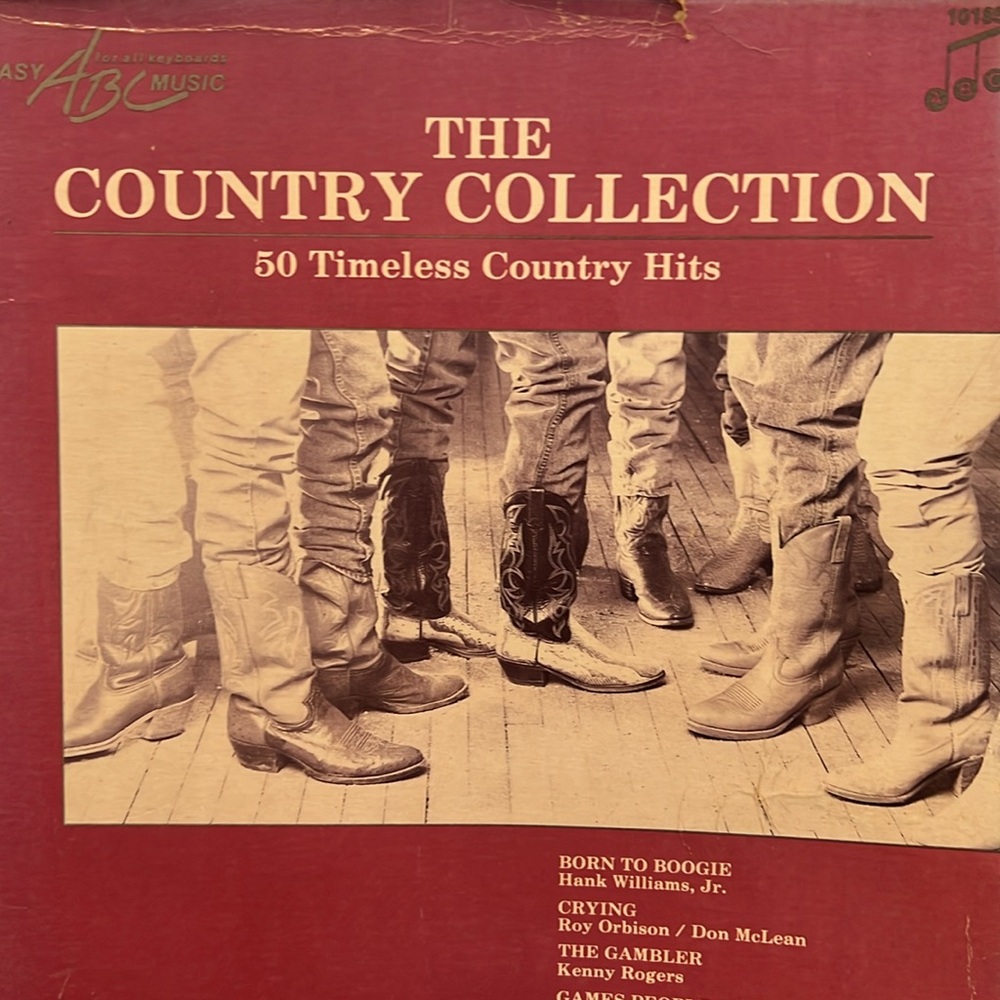 1989 Country sheet music 50 timeless hits for beginners ect sight & sound inc